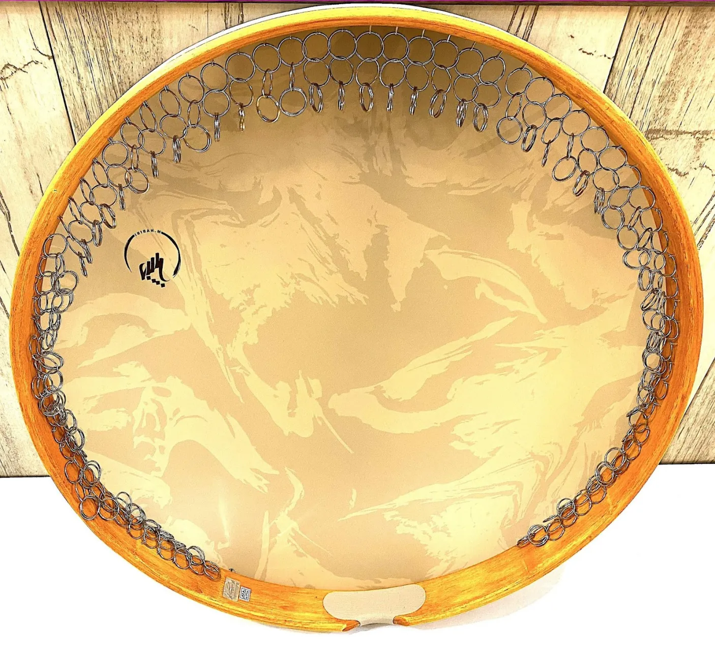 ساز دف حبیبی بیسیک 🎶 مدل Basic طرح پوست خورشیدی