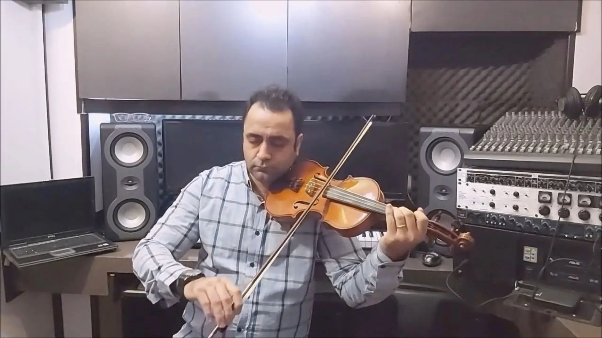 آموزش بداهه‌نوازی چهارگاه ویولن 🎻 ایمان ملکی