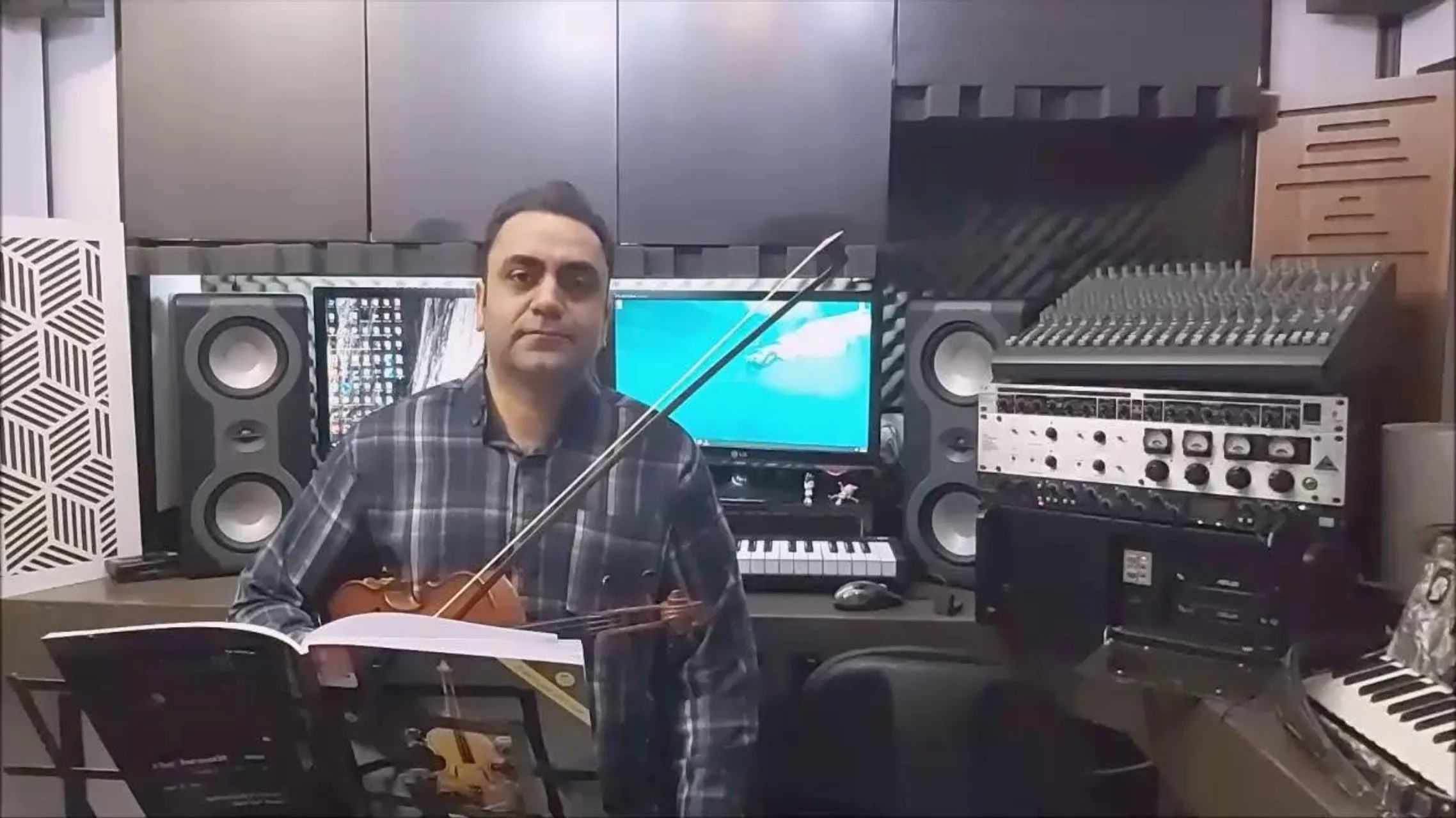 گاوبازی ایمان ملکی ویولن