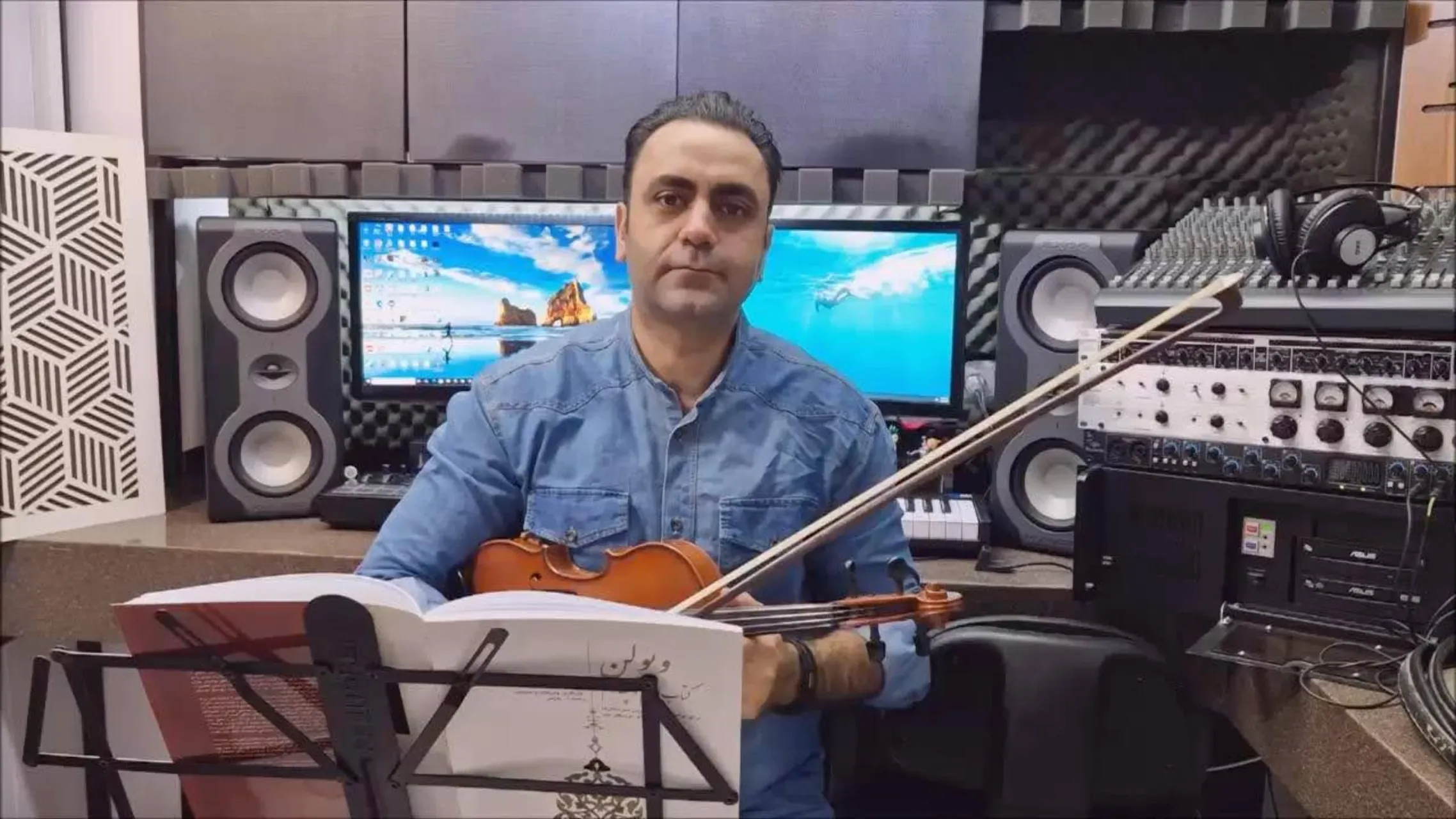 شمع شبانه ویولن