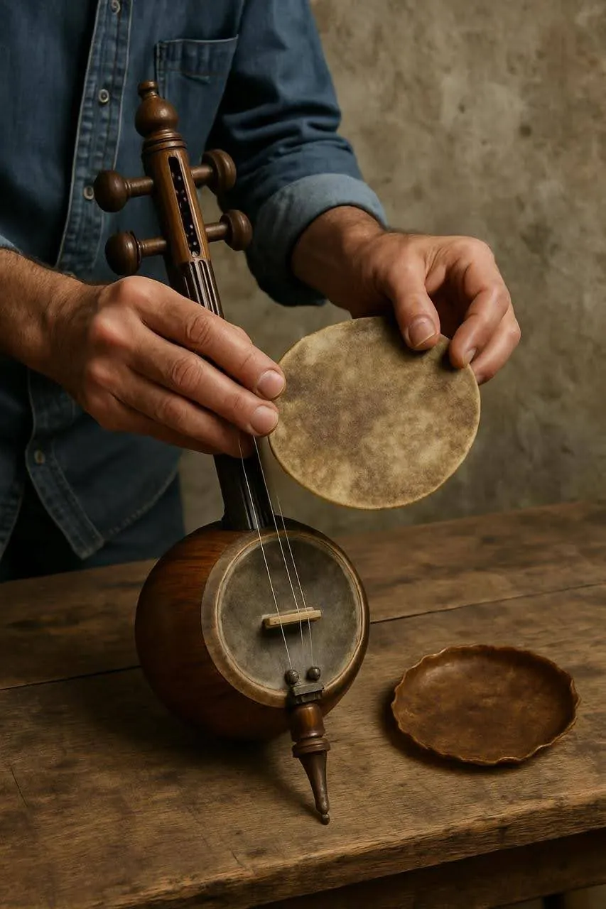 اجرت تعویض پوست کمانچه 🎻 (بدون هزینه پوست)