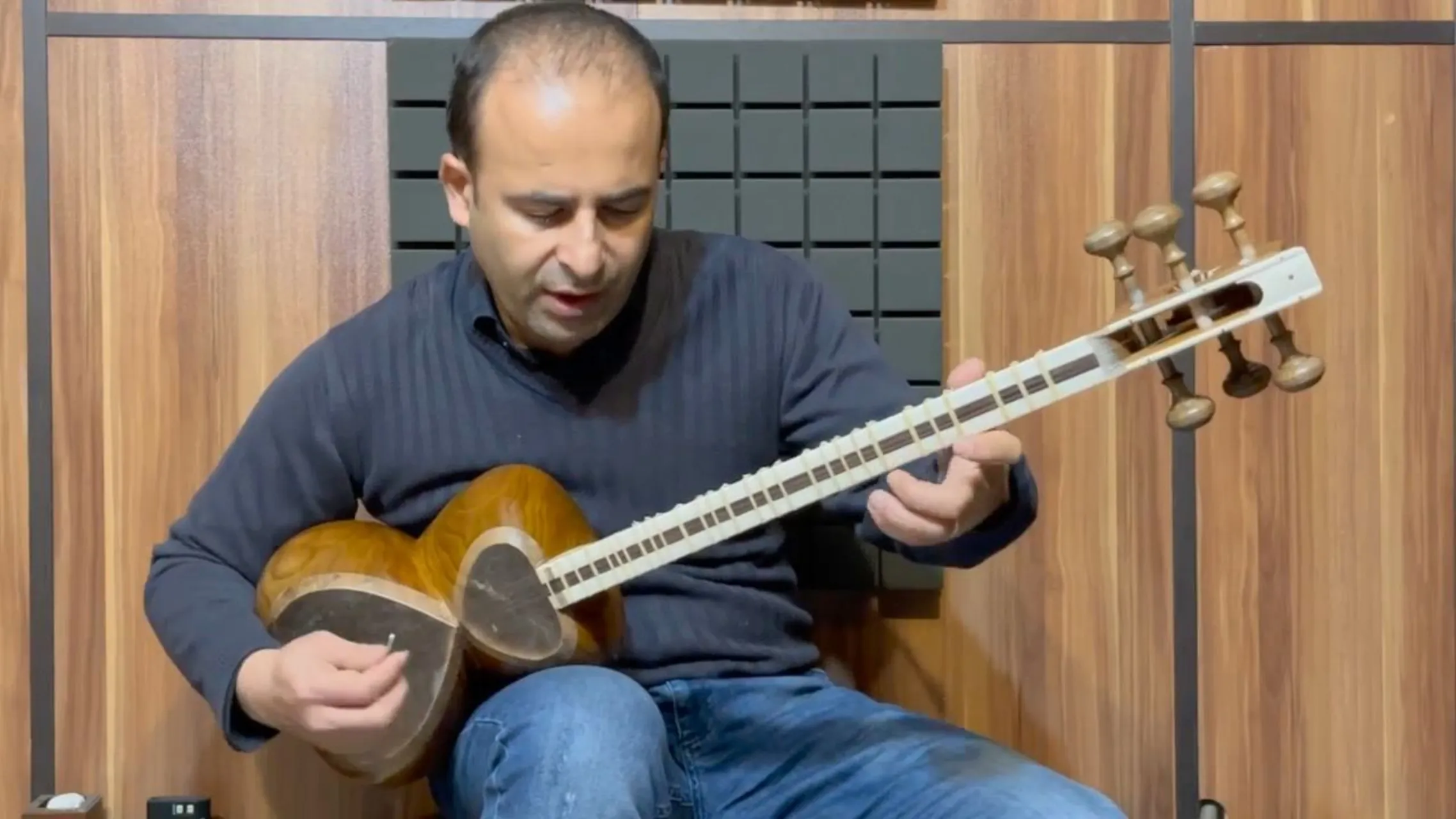 آتش کاروان علی تجویدی دلکش تار 🎶 آموزش تار 🎸