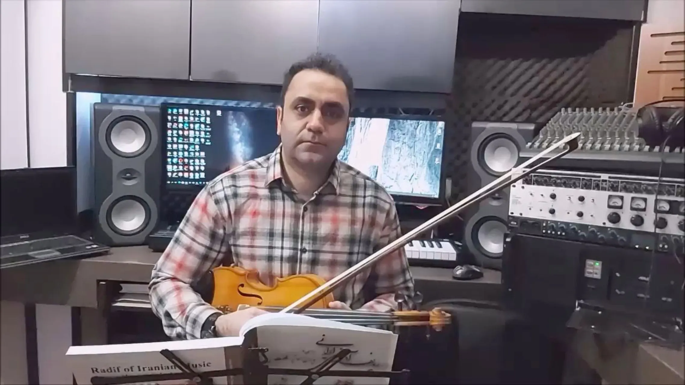 سمفونی نهم آموزش ویولن 🎻 ایمان ملکی