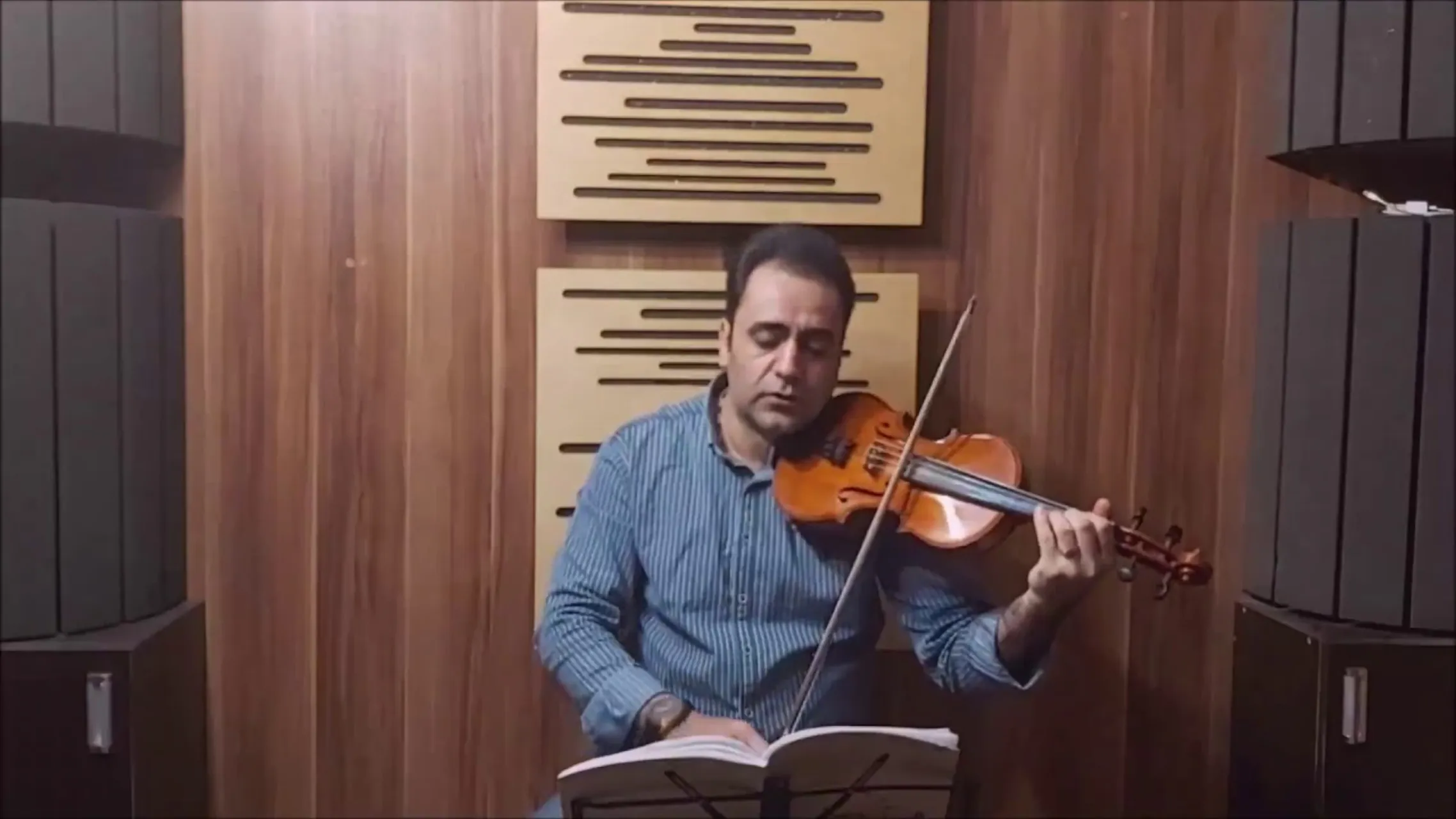 آموزش ویولن این آخرین باره ابی 🎻 ایمان ملکی