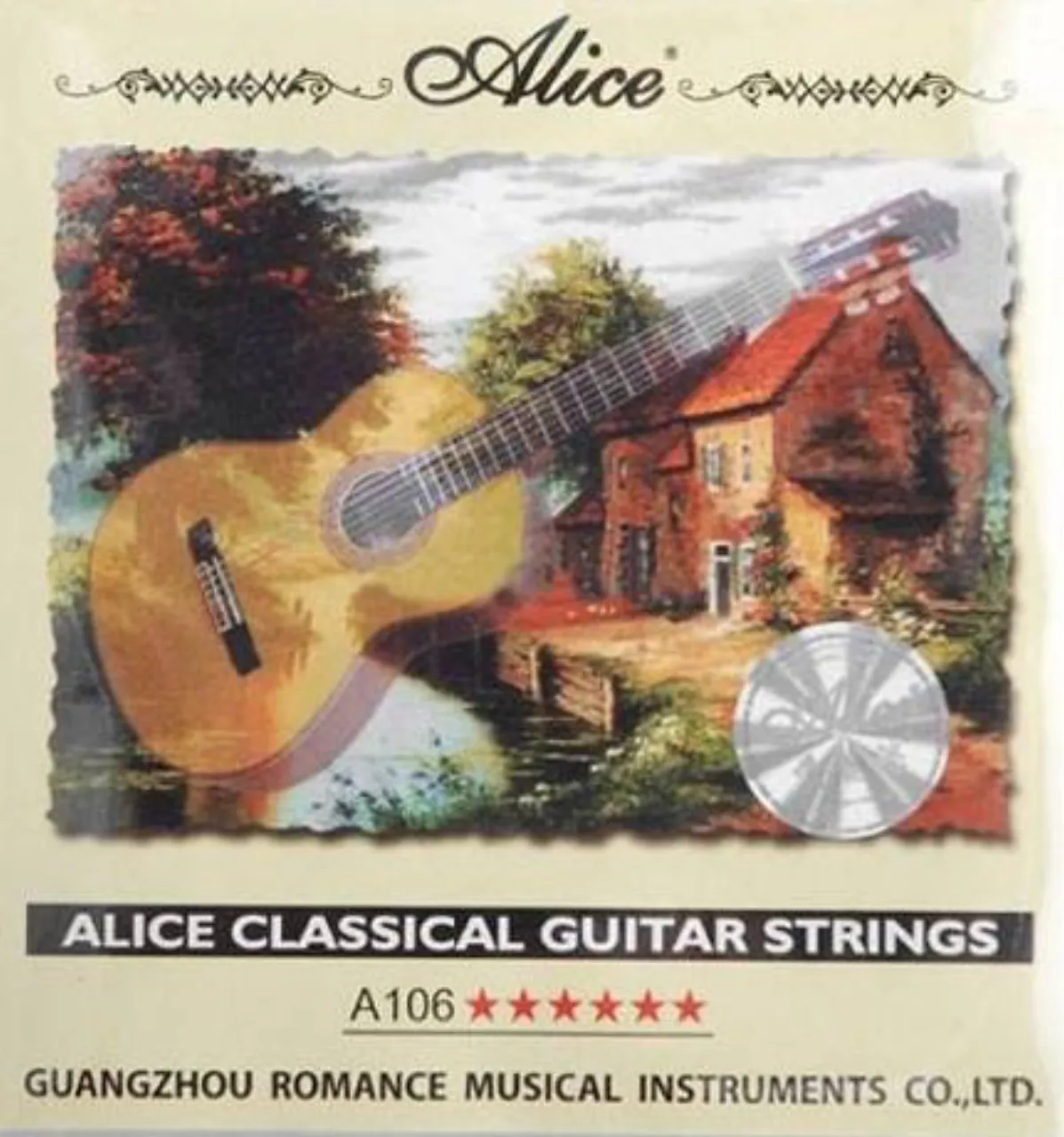 🎸 سیم چهارم گیتار تکی آلیس – کیفیت کلاسیک Alice 🎶