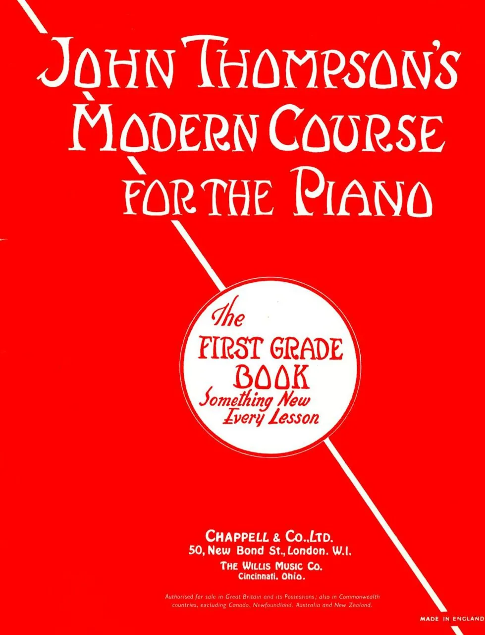 دانلود کتاب اول آموزش مدرن پیانو جان تامسون 🎹