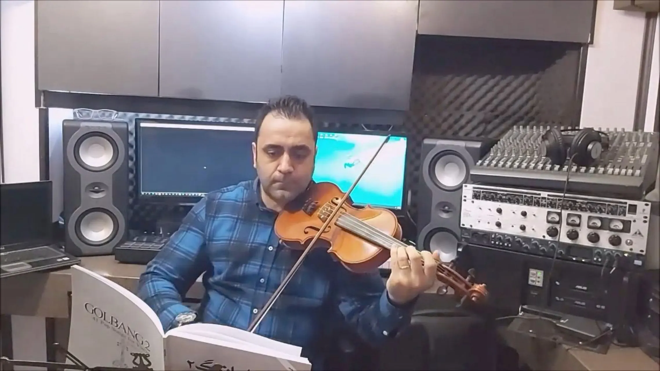 بداهه‌نوازی چهار‌مضراب سه‌گاه ایمان ملکی ویولن