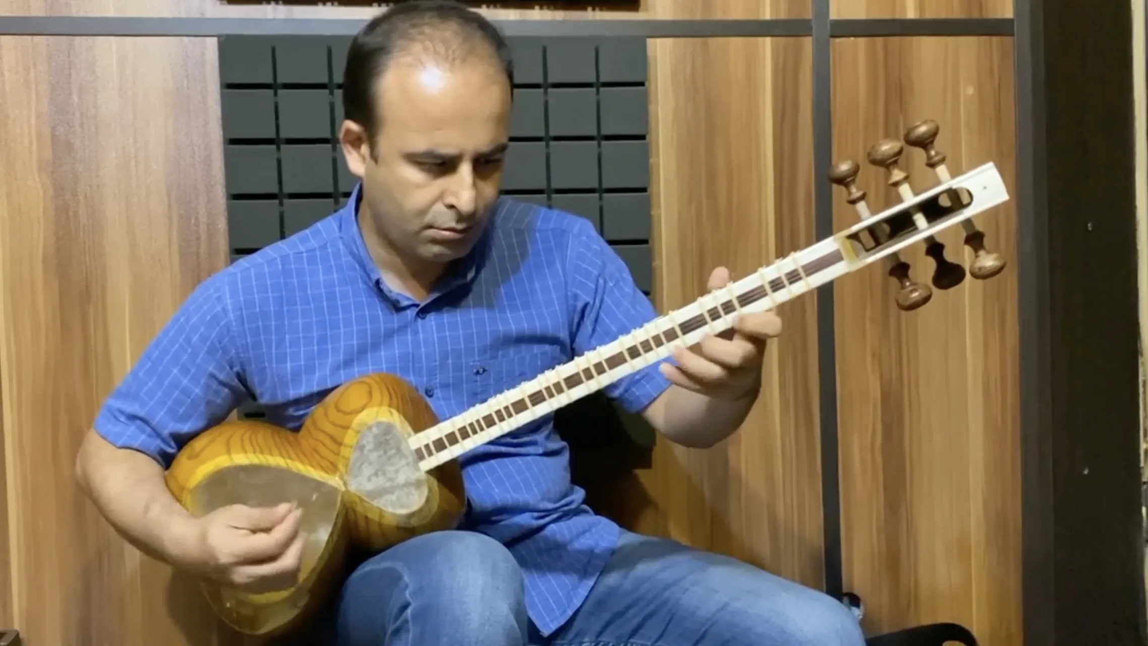 رفتم که رفتم مرضیه تار | آموزش همایون 🎶